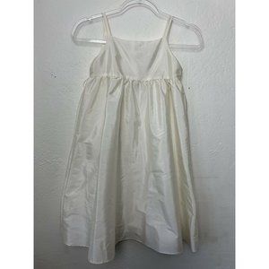 US Angels Dress Taffeta Off White Ivory Girls 6X
